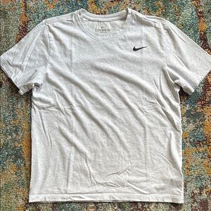 Nike Training Heathered White Tee Shirt